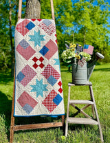 Farmhouse Flags Quilt Pattern - Paper Print Version