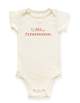 Little Firecracker Organic Cotton Short Sleeve Baby Bodysuit by Tenth & Pine