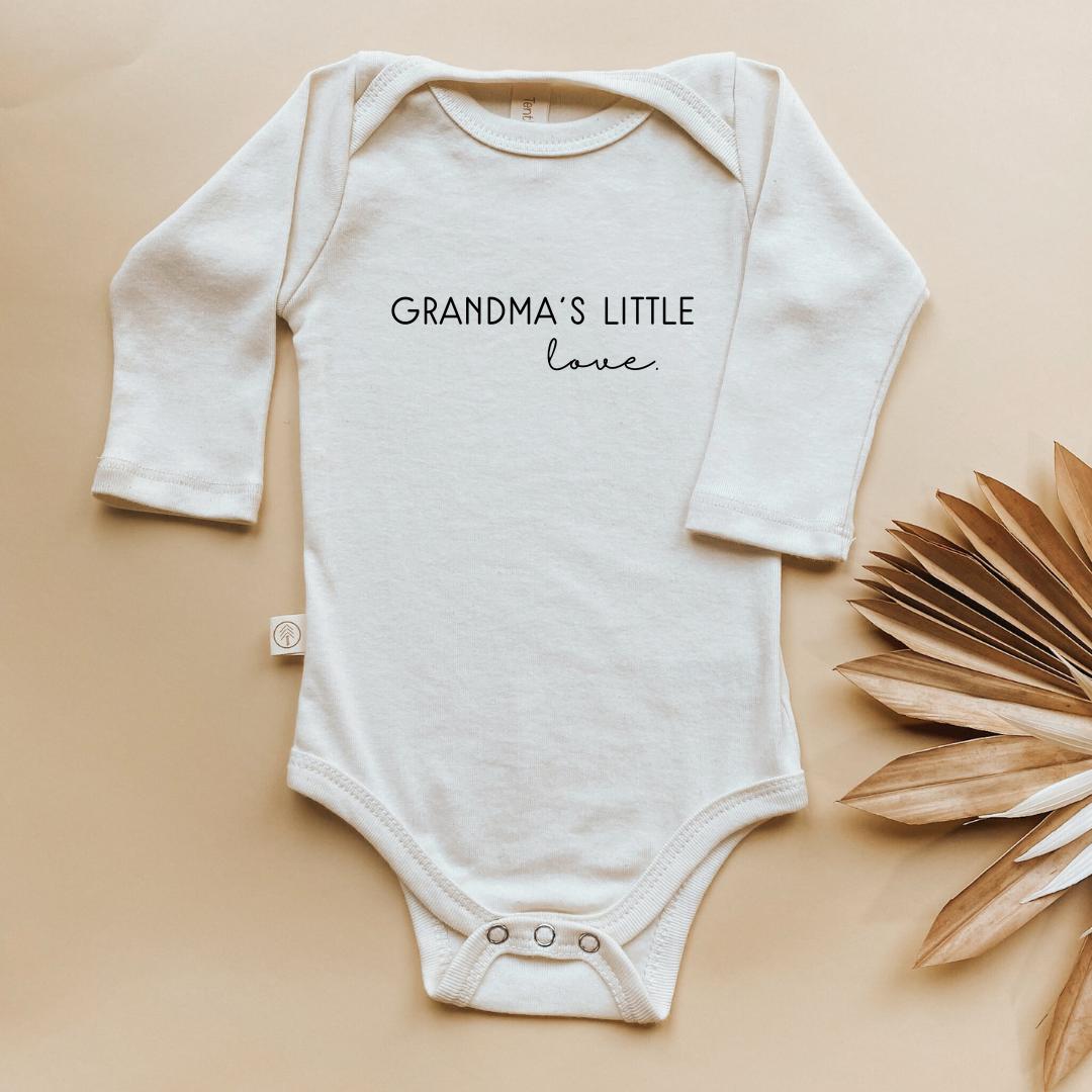 Grandma's Little Love Bodysuit Long Sleeve by Tenth & Pine, product image 2