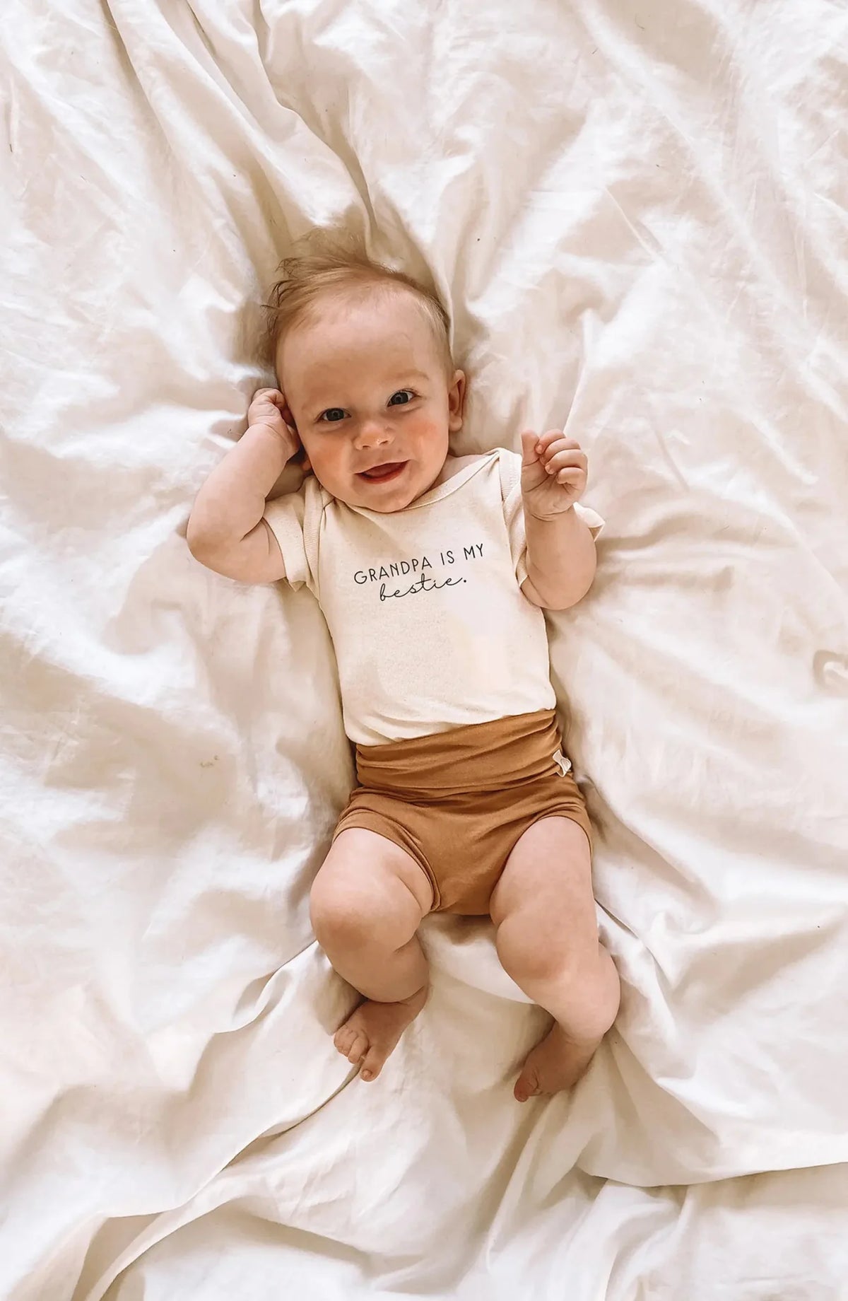 Grandpa is my Bestie Organic Baby Bodysuit by Tenth & Pine, product image 3