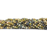 Green Serpentine Bead Round