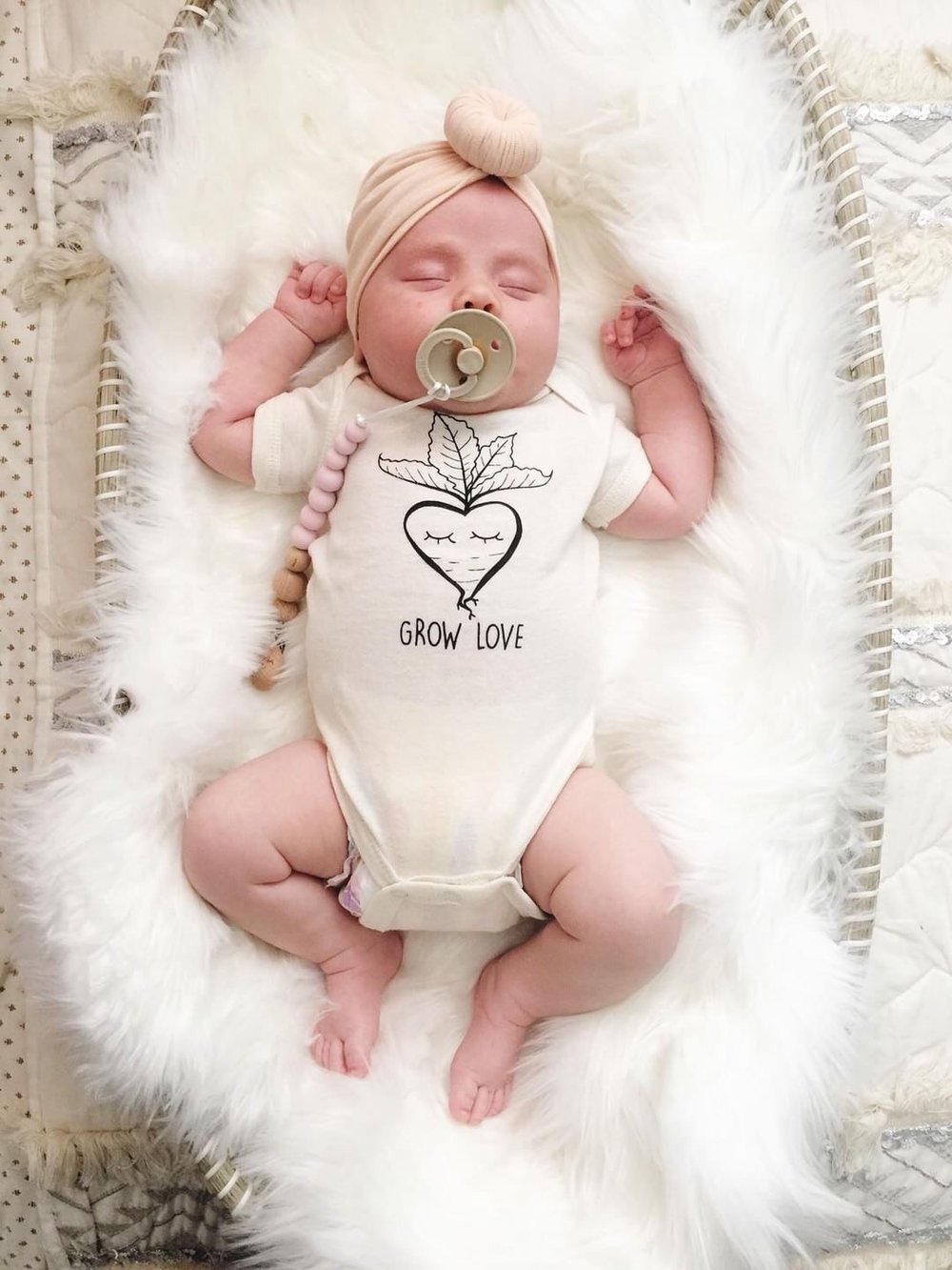 Grow Love Organic Cotton Baby Bodysuit by Tenth & Pine, product image 2