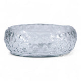 Hand-Blown Glass Inverted Hobnail Bowl