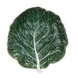 Hand Painted Green Cabbage Ceramic Plate