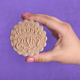 Embossed Easter Cookie Press - Happy Easter
