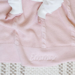Heirloom Cotton Knit Receiving Blankets by Saranoni, product image 10
