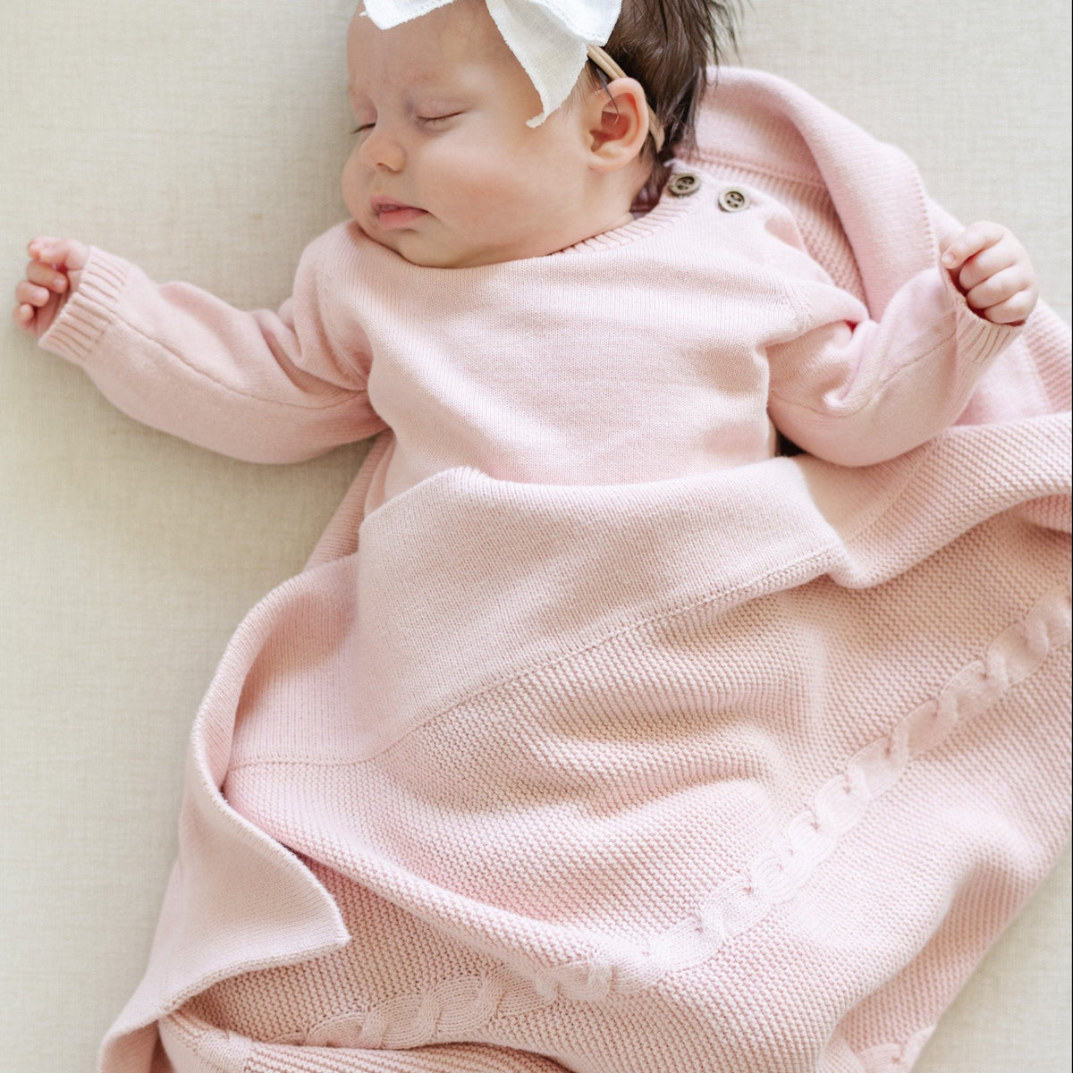 Heirloom Cotton Knit Receiving Blankets by Saranoni, product image 11