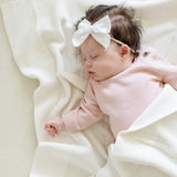 Heirloom Cotton Knit Receiving Blankets by Saranoni