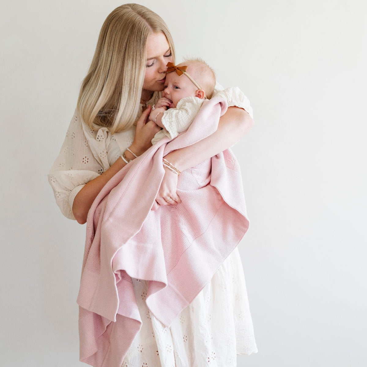 Heirloom Cotton Knit Receiving Blankets by Saranoni, product image 12