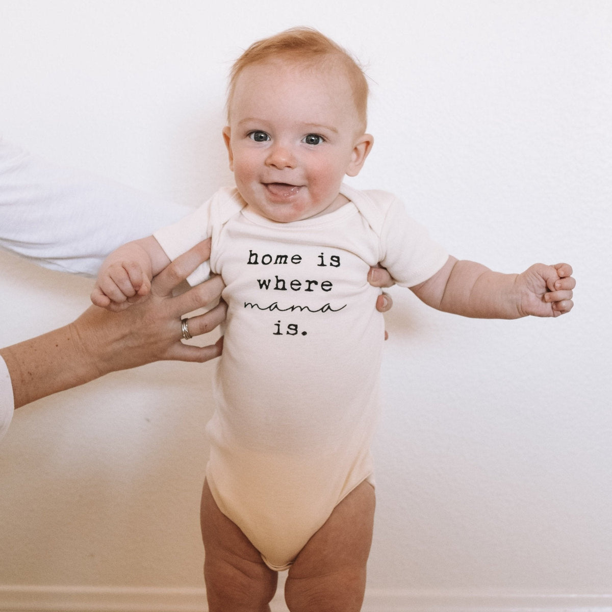 Home is Where Mama is Organic Baby Bodysuit by Tenth & Pine, product image 4