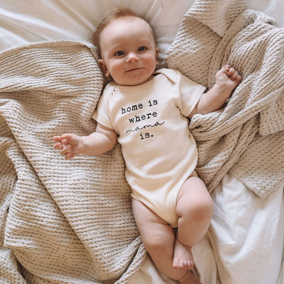 Home is Where Mama is Organic Baby Bodysuit by Tenth & Pine, product image 3