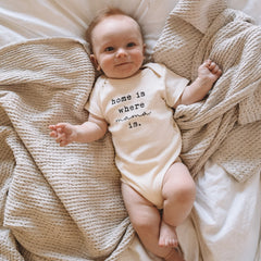 Home is Where Mama is Organic Baby Bodysuit by Tenth & Pine, product image 3