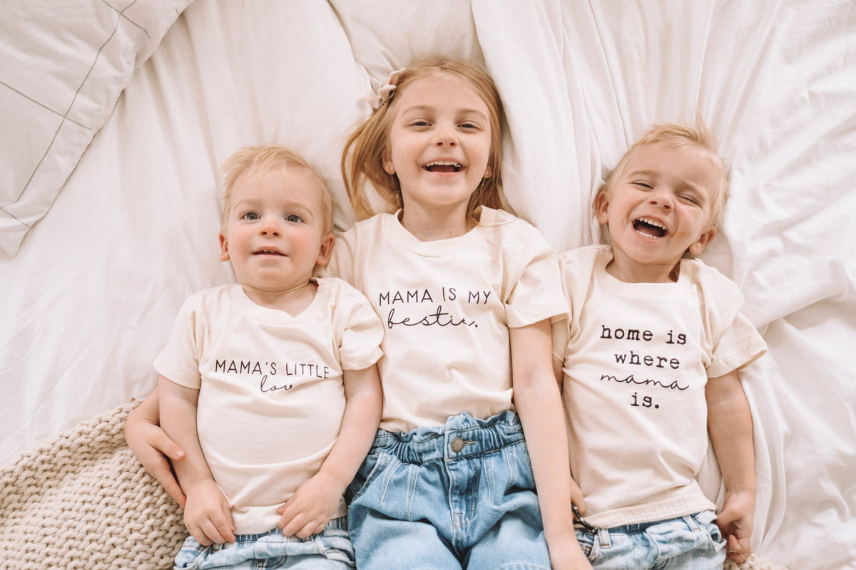 Home is Where Mama Is Organic Kids T-shirt by Tenth & Pine, product image 4
