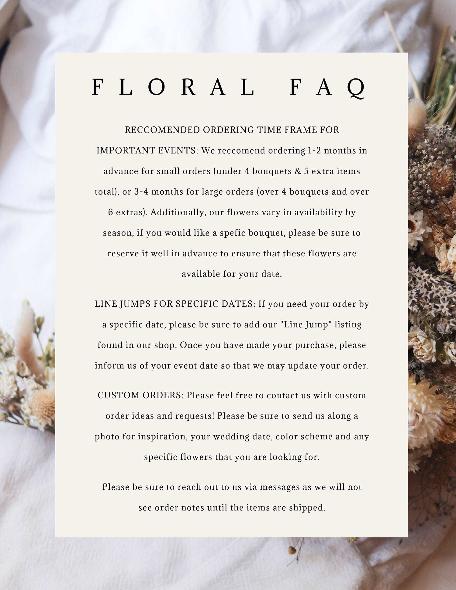 Dried Flower Bouquet – Blue Larkspur, Yarrow, Daisies & Eucalyptus – Rustic Farm-Grown California Wedding & Home Décor Arrangement