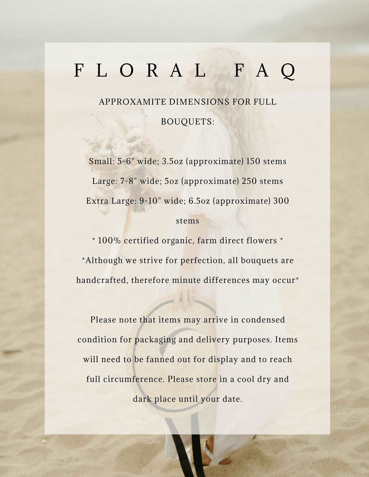 Dried Flower Bouquet – Blue Larkspur, Yarrow, Daisies & Eucalyptus – Rustic Farm-Grown California Wedding & Home Décor Arrangement