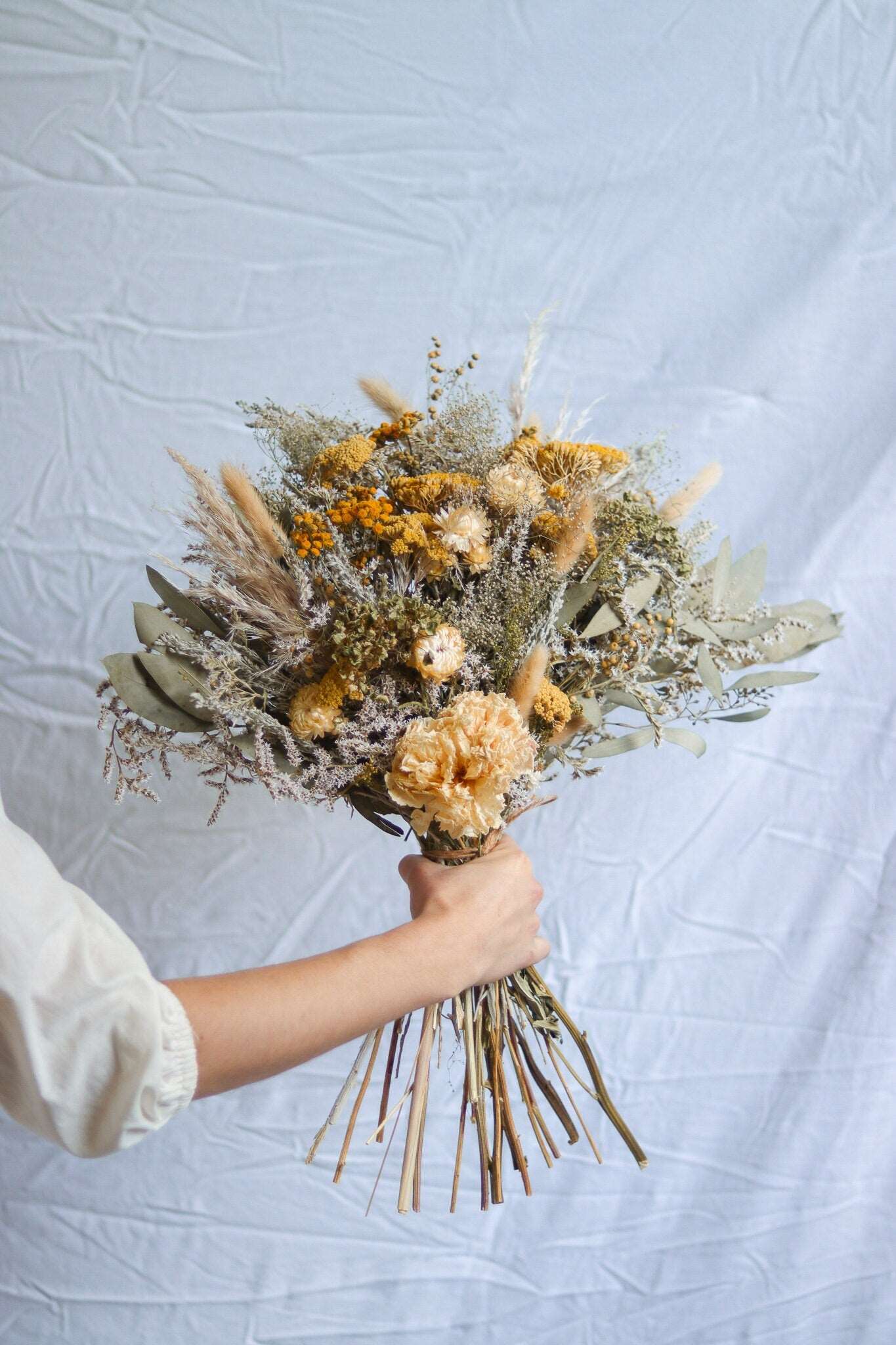 Dried Yarrow Flower Bouquet