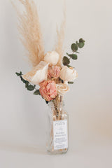 Diffuser for Essential Oils, Sunflower Floral Reed Diffuser with Essential Oils, Botanicals and Sola Wood Flowers, for Bedroom and Bathroom