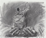 DESIGN DISCONTINUED - Endless Dance in the Father’s Hands (Sketch)