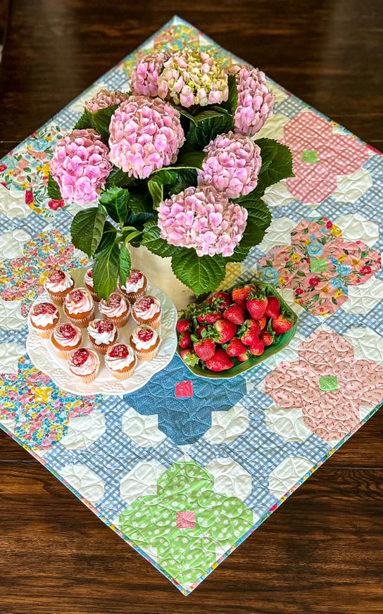 Poppy Quilt Pattern - Paper Print Version, Mailed