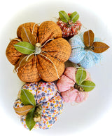 Quilted Pumpkins and Topiary Pattern - Print Paper Version