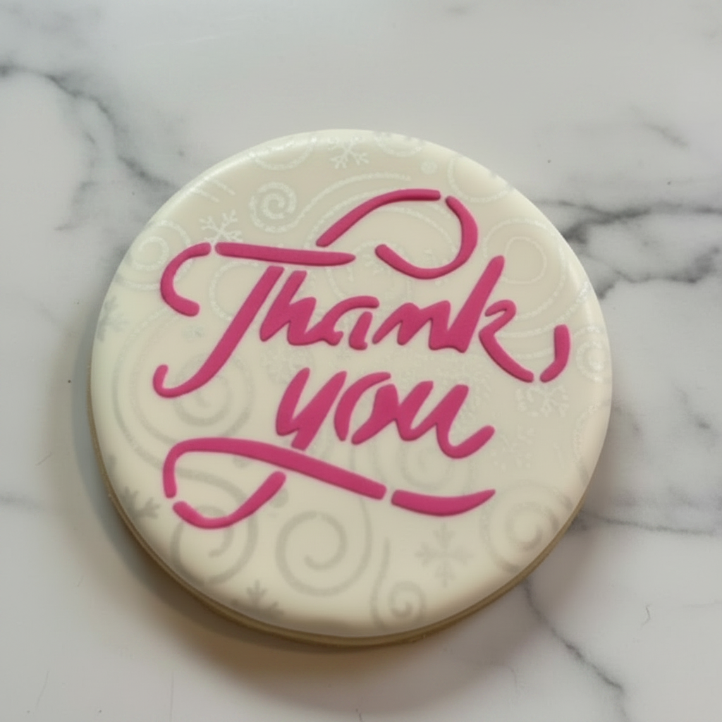 Fancy Thank You Stencil