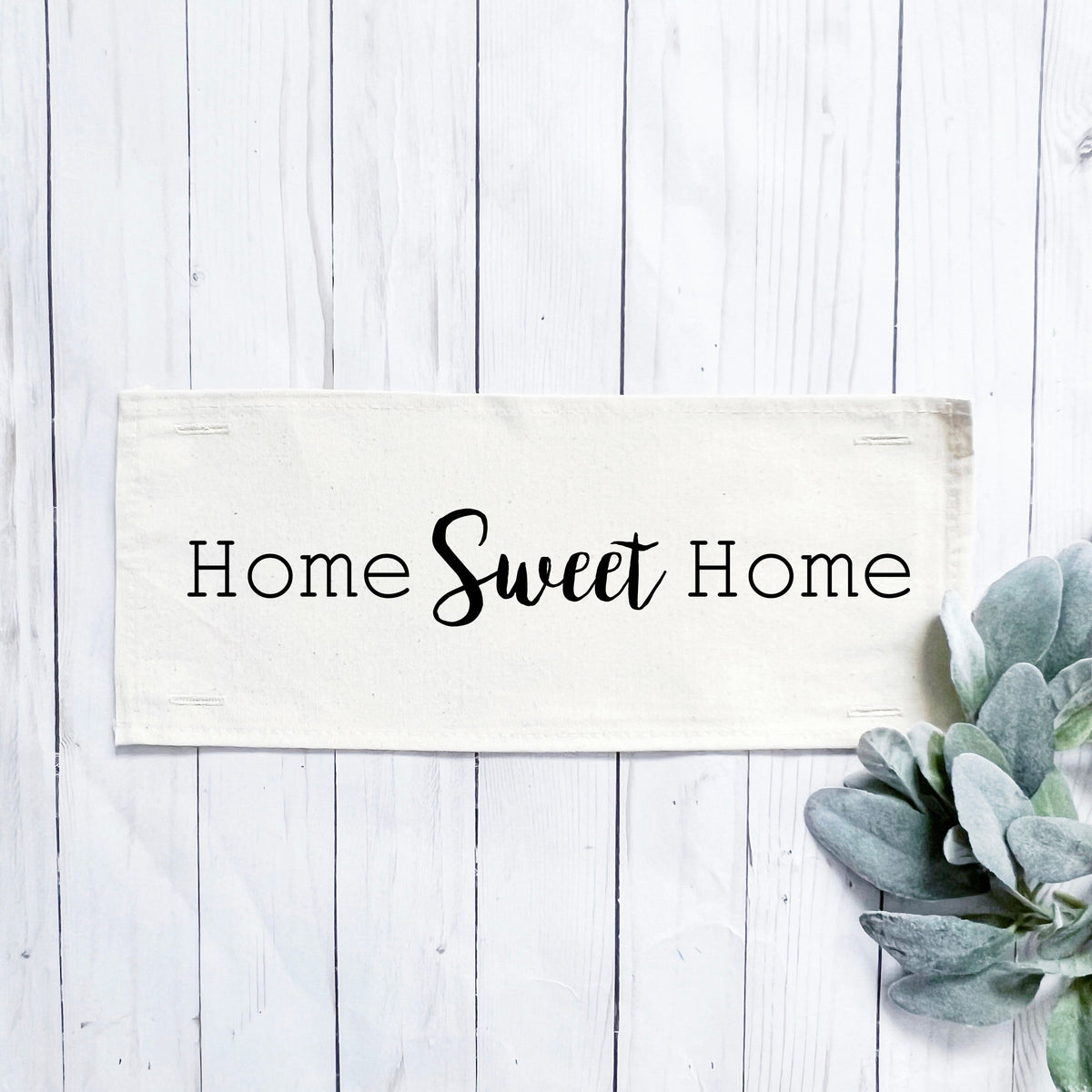 PANEL ONLY RECTANGLE Neutral Panel: Farmhouse Gray Between Holiday Inbetween Bench Bed Decor; HOME SWEET HOME