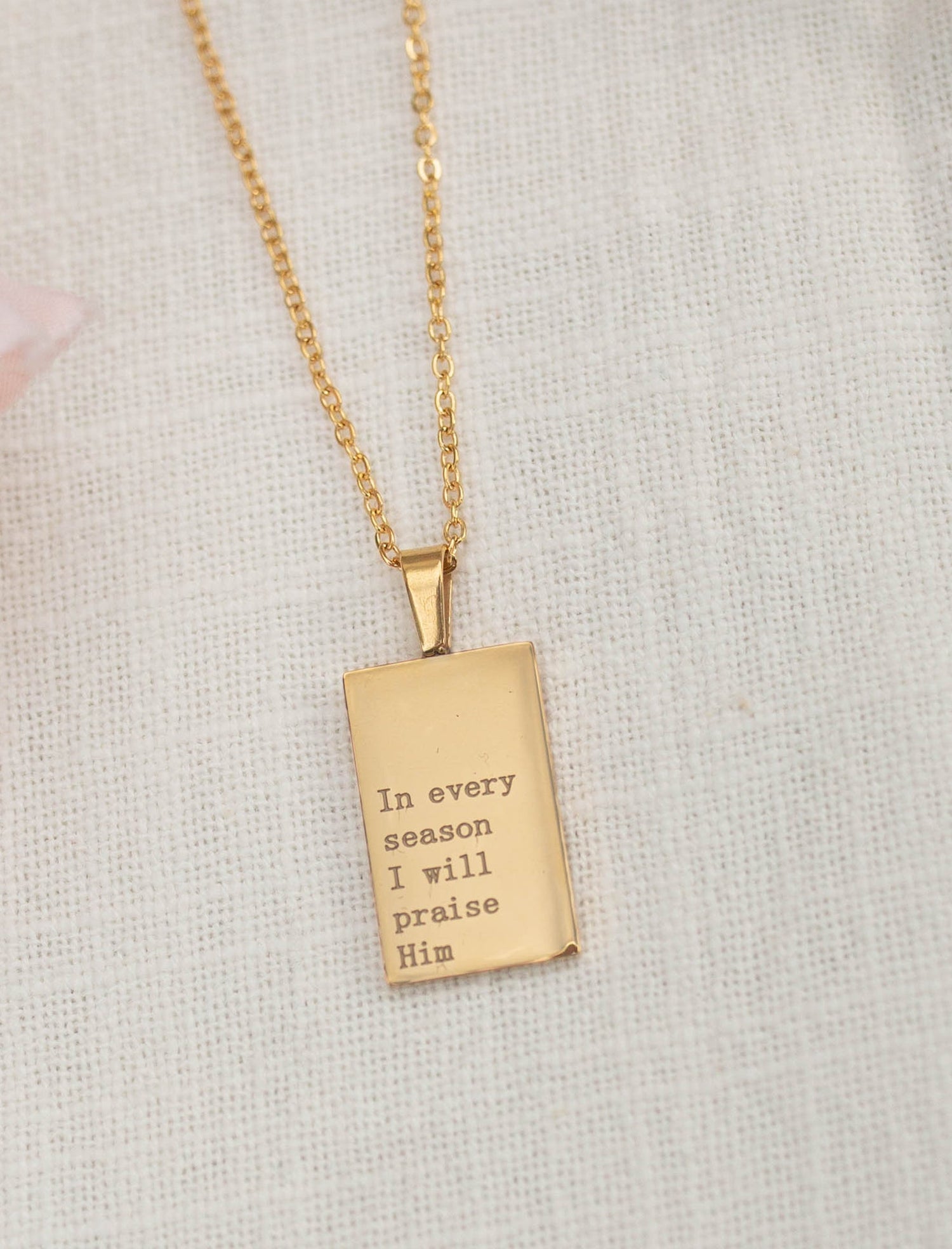Necklace: In every season I will Praise