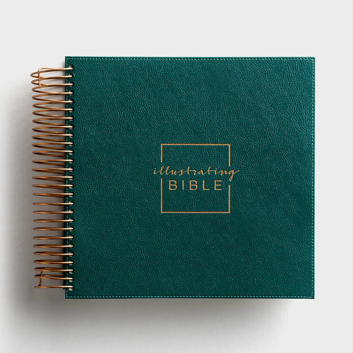 DaySpring - CSB Illustrating Journaling Bible – Green Faux Leather