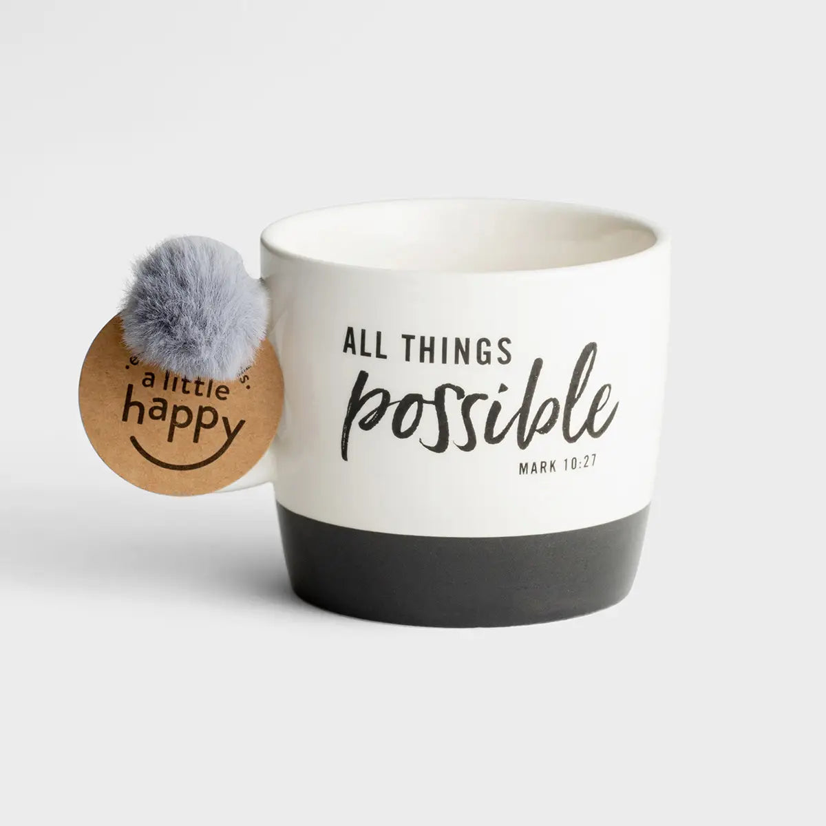DaySpring - All Things Possible - Inspirational Ceramic Mug, 16 oz, White