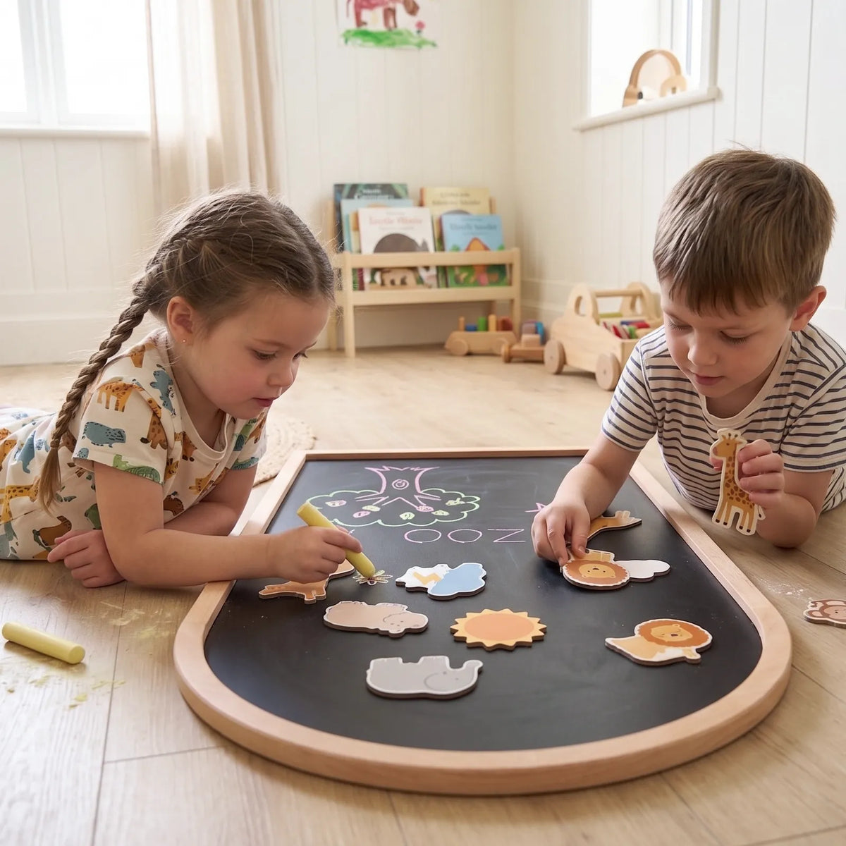 Tiny Land® Double-Sided Arched Magnet Chalkboard by Tiny Land INC, product image 3
