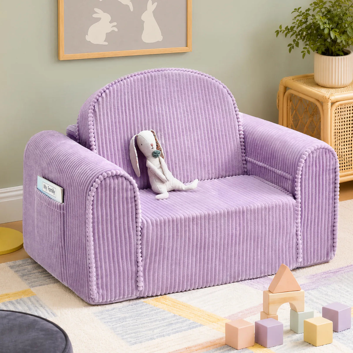 Tiny Land® GentleSnug Corduroy Kid Chair by Tiny Land INC, product image 12