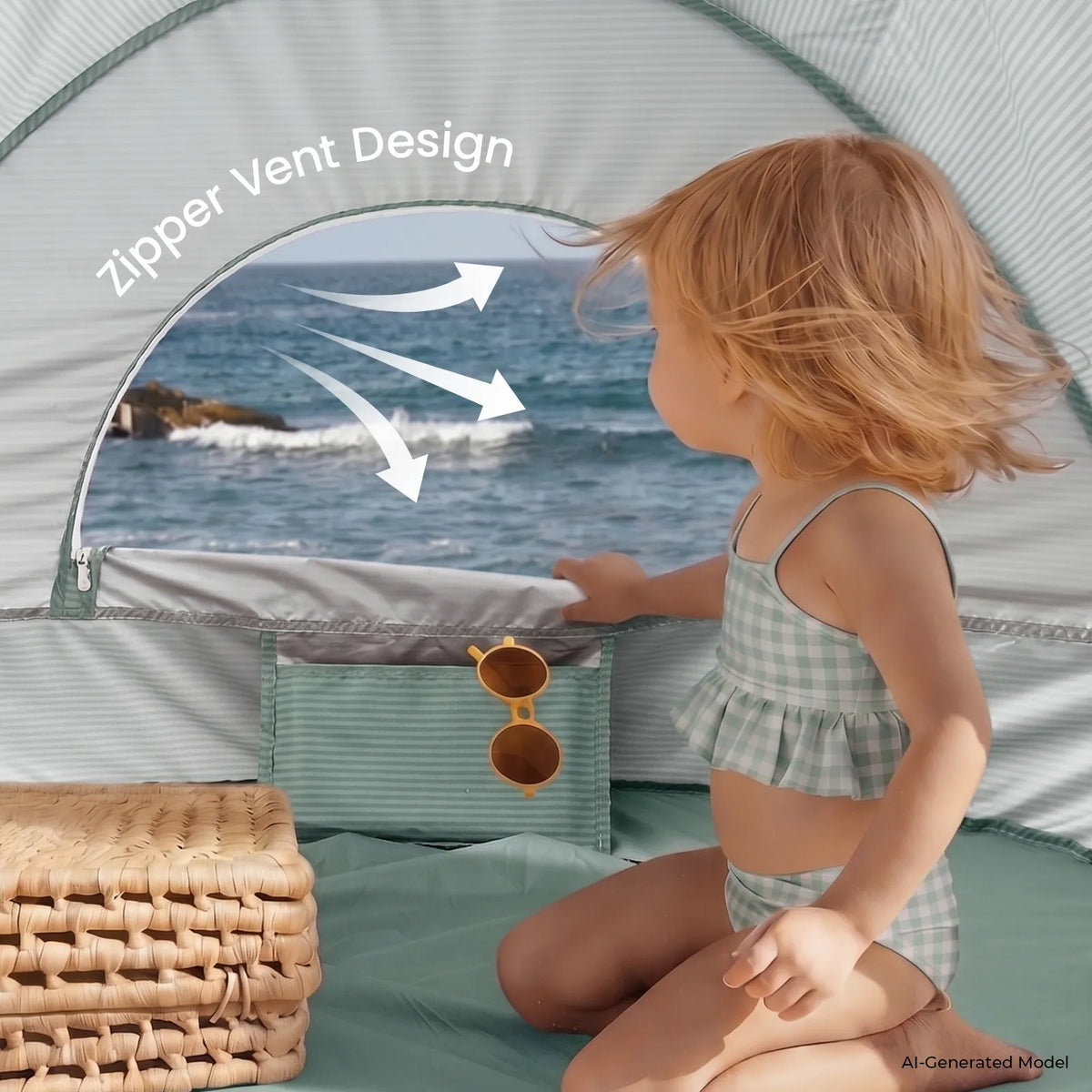 Tiny Land® 3-in-1 Baby Beach Tent by Tiny Land INC, product image 4