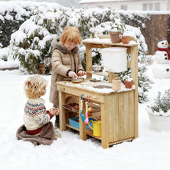 Tiny Land® Mud Kitchen - DuoPlay Outdoor Play Kitchen for Kids by Tiny Land INC, product image 15
