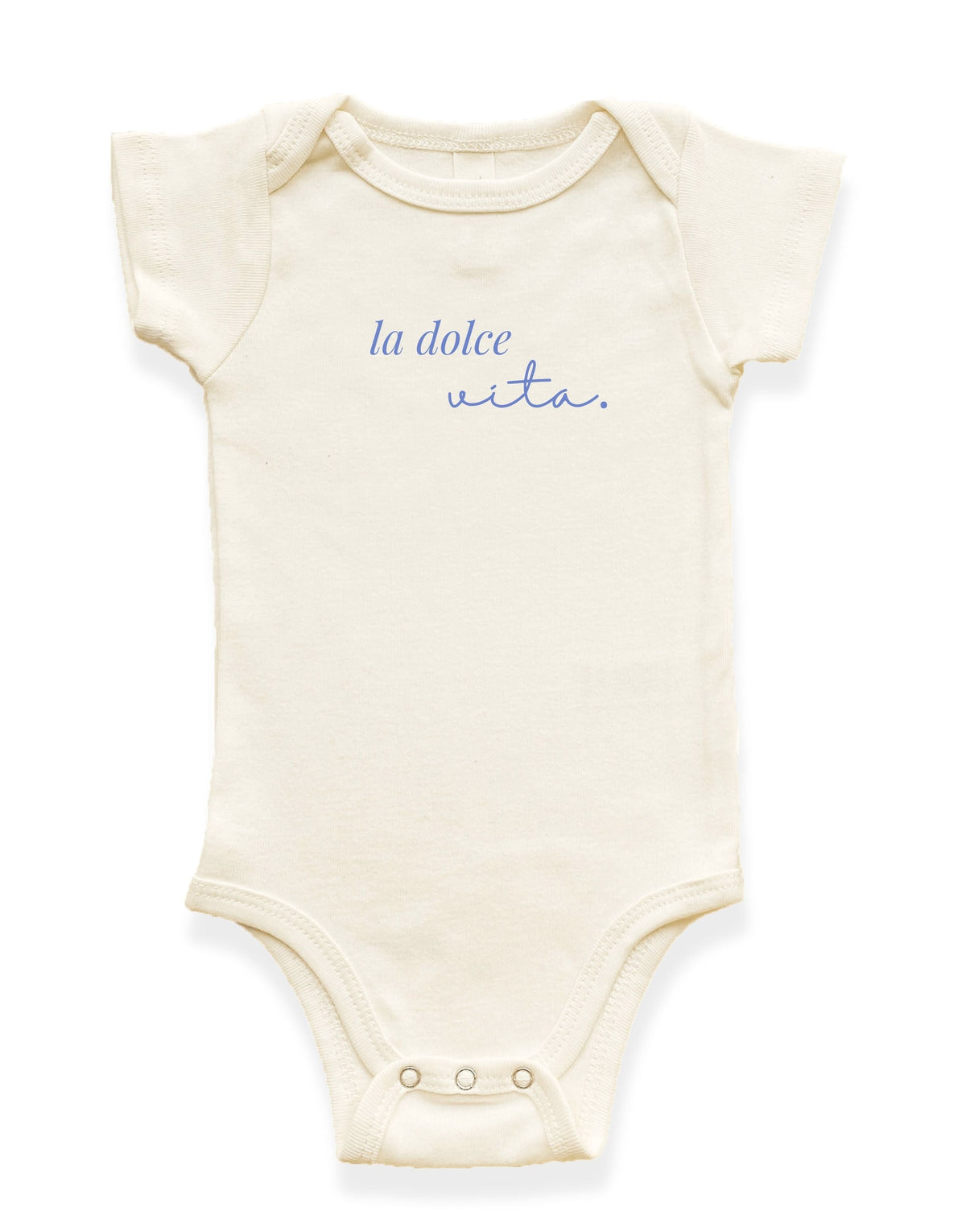 La Dolce Vita Organic Cotton Baby Bodysuit by Tenth & Pine