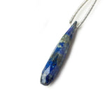 Lapis Lazuli faceted teardrop focal bead 1 piece
