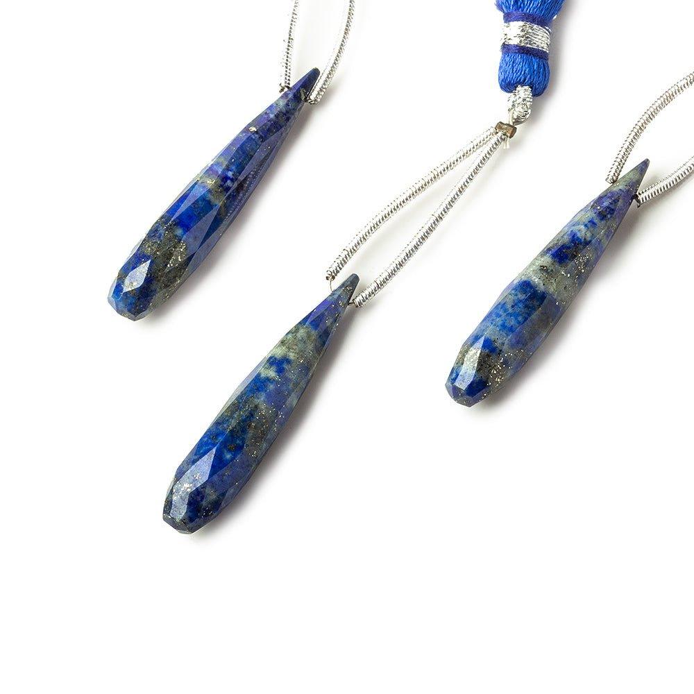 Lapis Lazuli faceted teardrop focal bead 1 piece