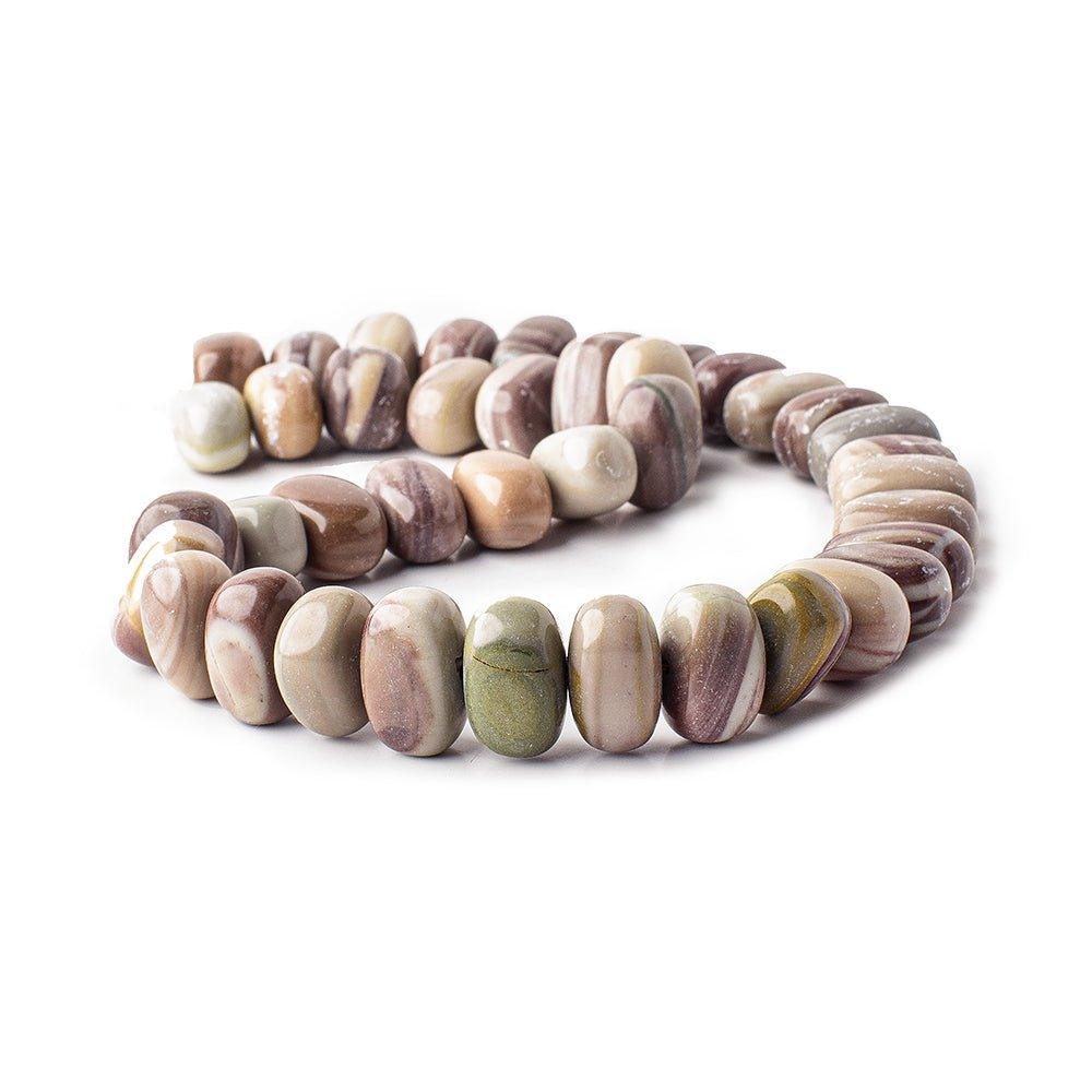 Lavender Jasper Beads Plain Side Drilled Puffy Rectangles