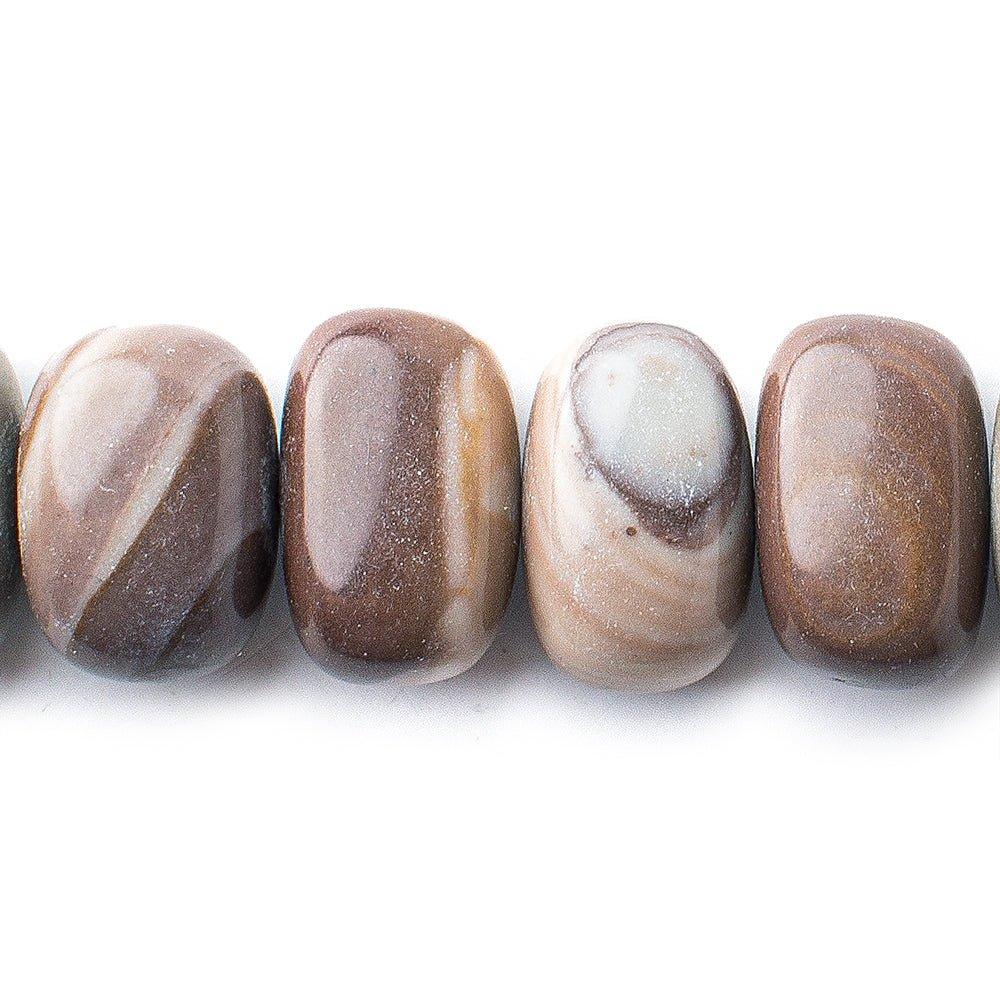 Lavender Jasper Beads Plain Side Drilled Puffy Rectangles