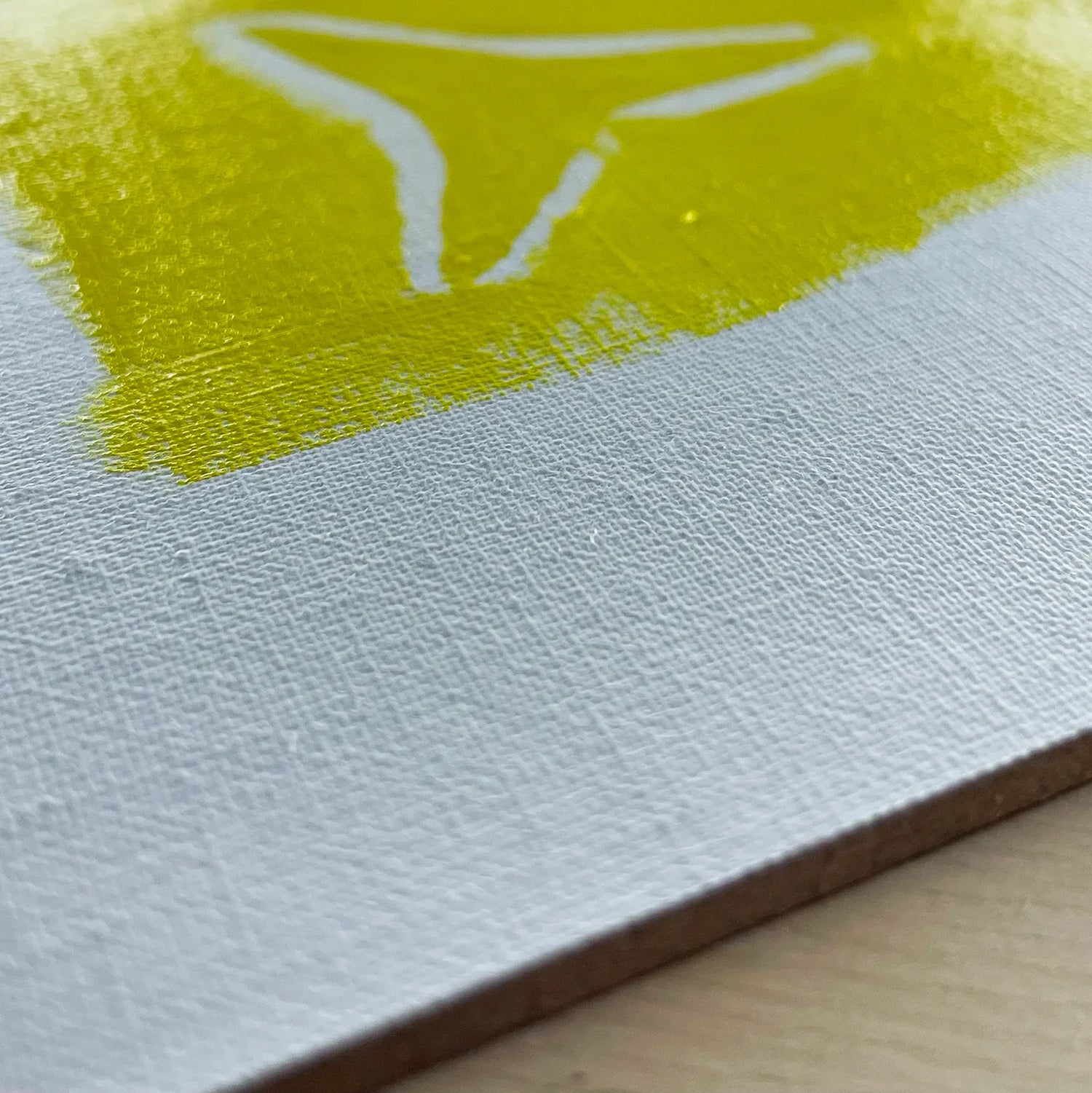 Trekell Lead Primed Linen Panel - 1/4