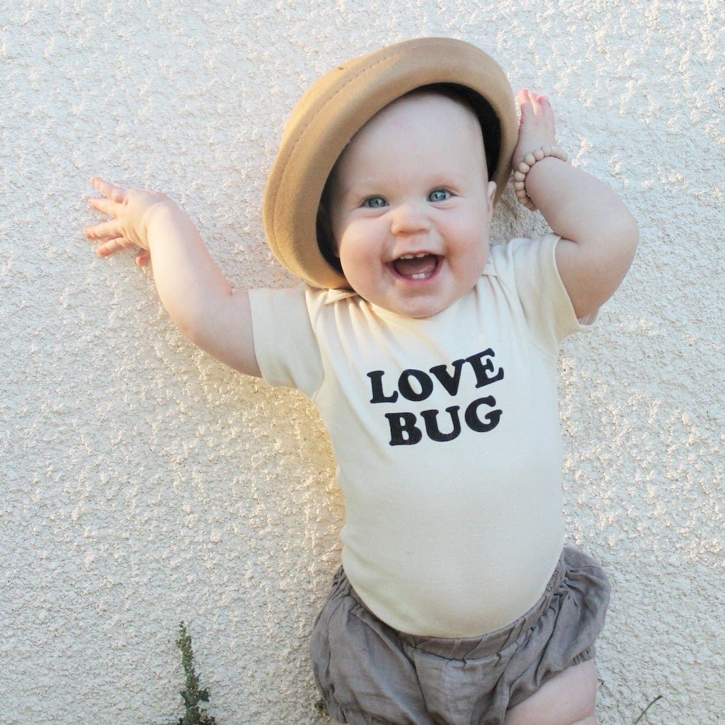 Love Bug Organic Baby Bodysuit by Tenth & Pine, product image 6