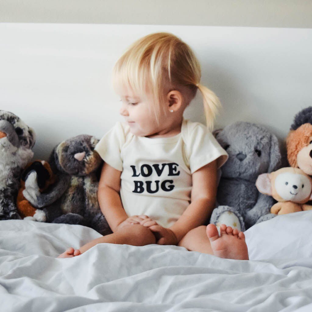 Love Bug Organic Baby Bodysuit by Tenth & Pine, product image 7