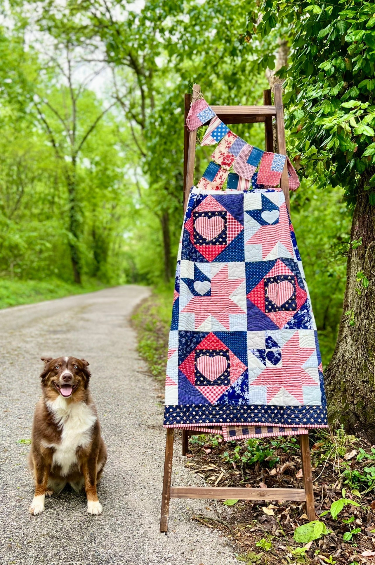 Love of Liberty Quilt Pattern - Paper Print Version, Mailed