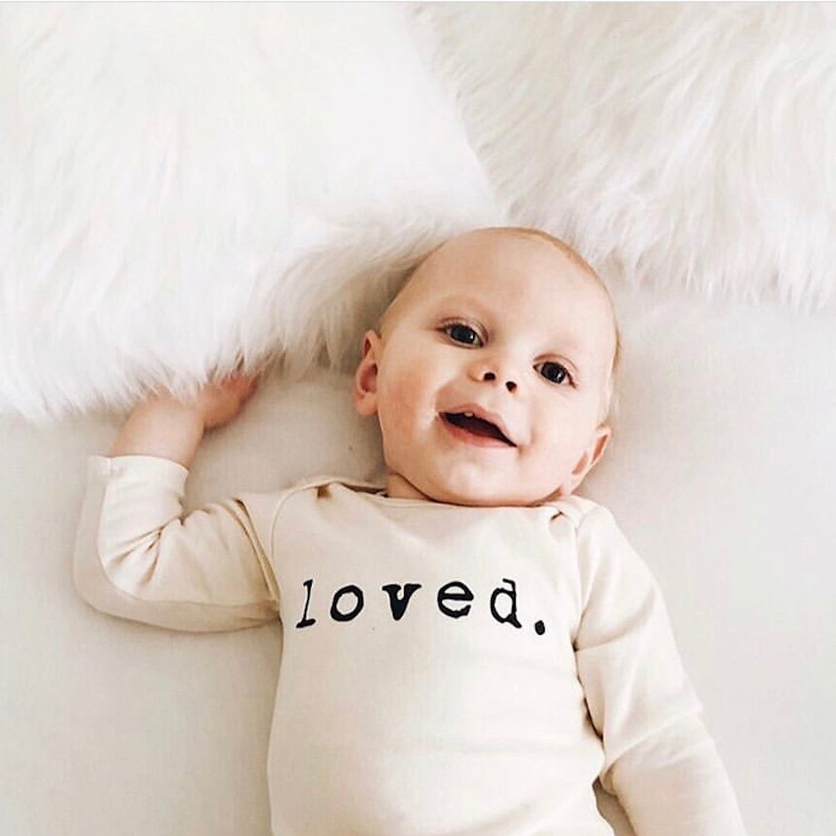 Loved. Organic Baby Bodysuit Long Sleeve by Tenth & Pine, product image 16