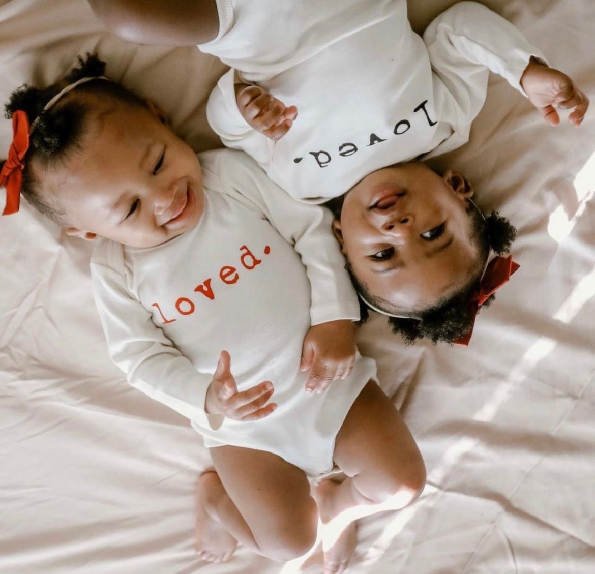 Loved. Organic Baby Bodysuit Long Sleeve by Tenth & Pine, product image 8