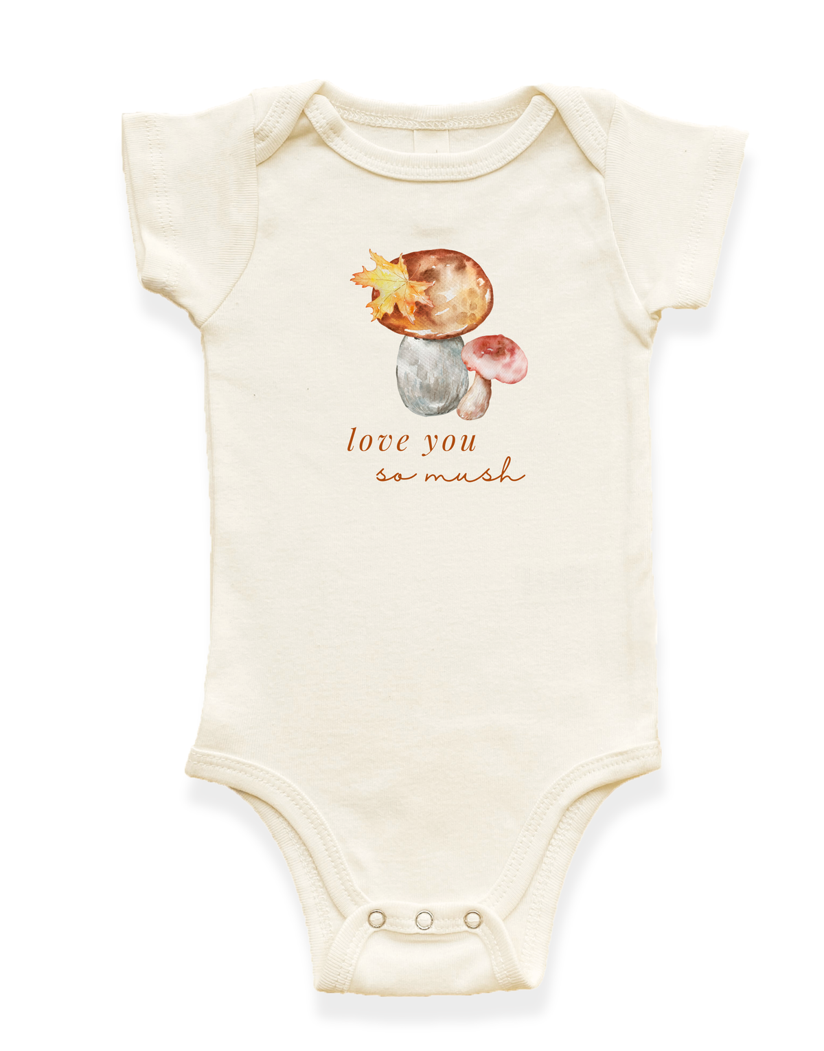 Love You So Mush Organic Baby Bodysuit by Tenth & Pine