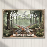 Gun Themed We Got This Couple Sign