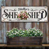 Personalized She Shed Sign