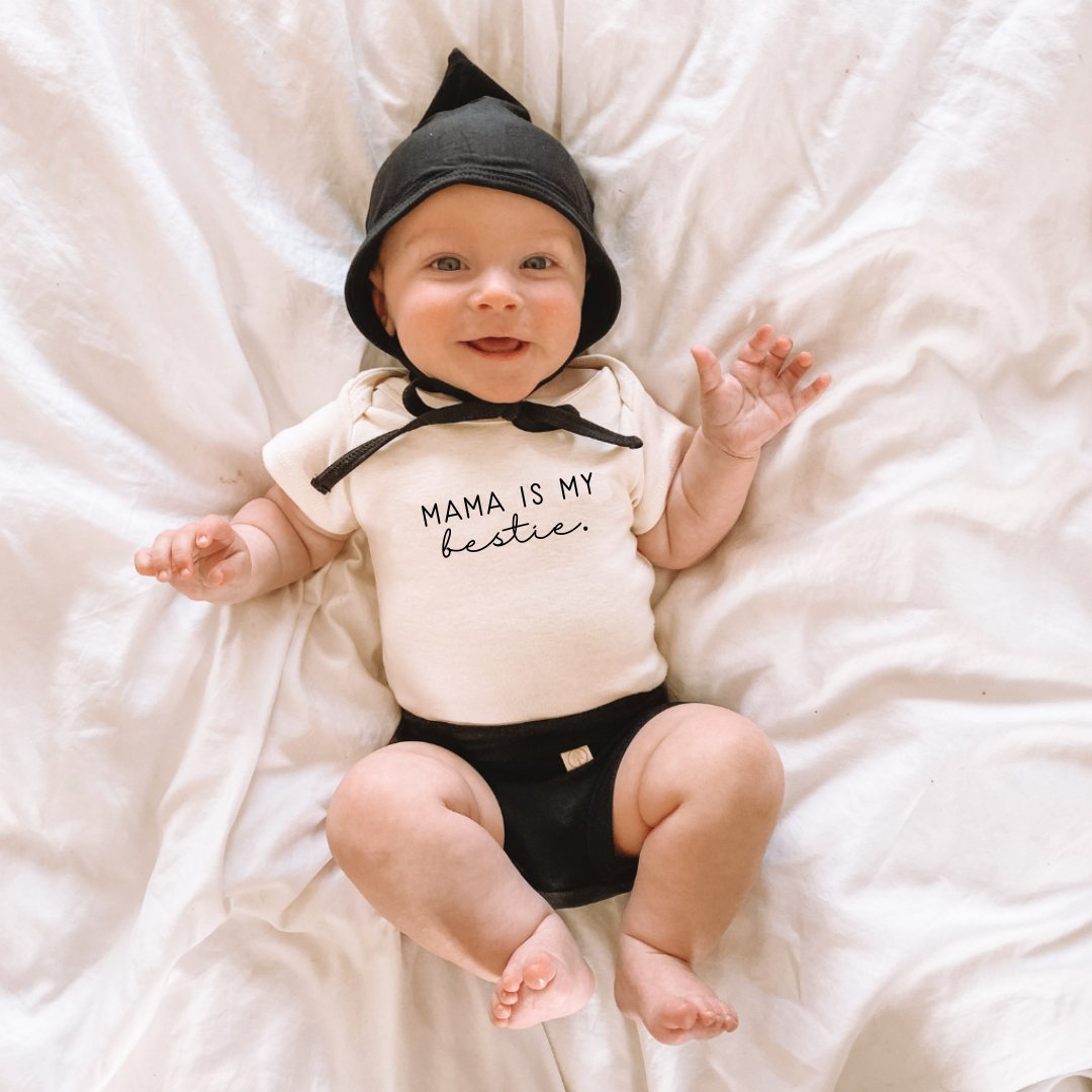 Mama is my Bestie Organic Baby Bodysuit by Tenth & Pine, product image 3