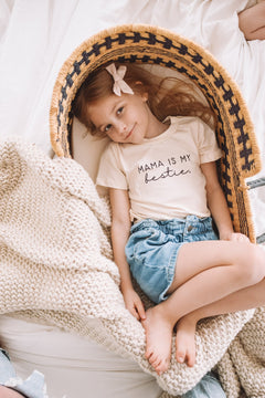 Mama Is My Bestie Organic Kids T-shirt by Tenth & Pine, product image 5