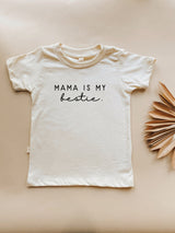 Mama Is My Bestie Organic Kids T-shirt by Tenth & Pine, product image 2